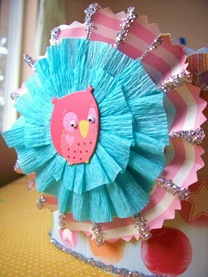 Whimsyloveowliepartyhat