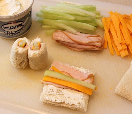 lunch sushi sandwich