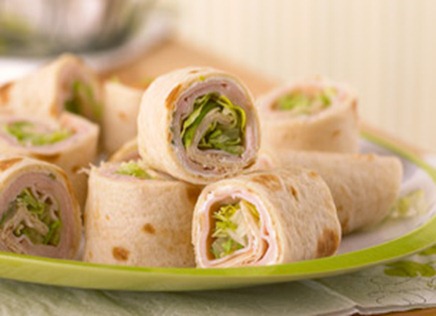 lunch turkey roll-ups