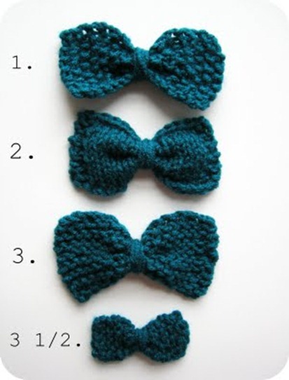 bowtie knitting pattern cornflower blue studio