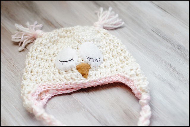 Crochet Owl Hat Pattern