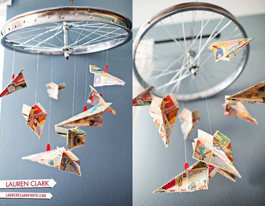 paper airplane mobile lauren clarks blog