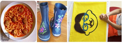 Homemade Spaghettios, DIY Painted Boots, and Some Fabulous Sewing Tutorials